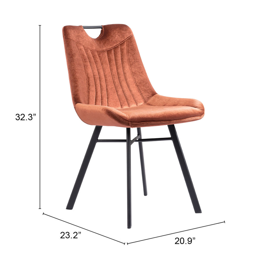 Zuo Tyler Dining Chair (Set of 2) Brown
