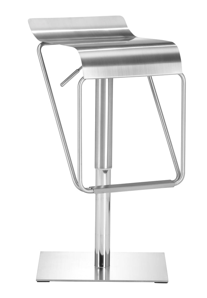 Zuo Dazzer Barstool Silver
