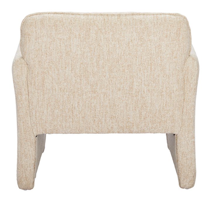 Zuo Dobra Accent Chair Oatmeal Beige