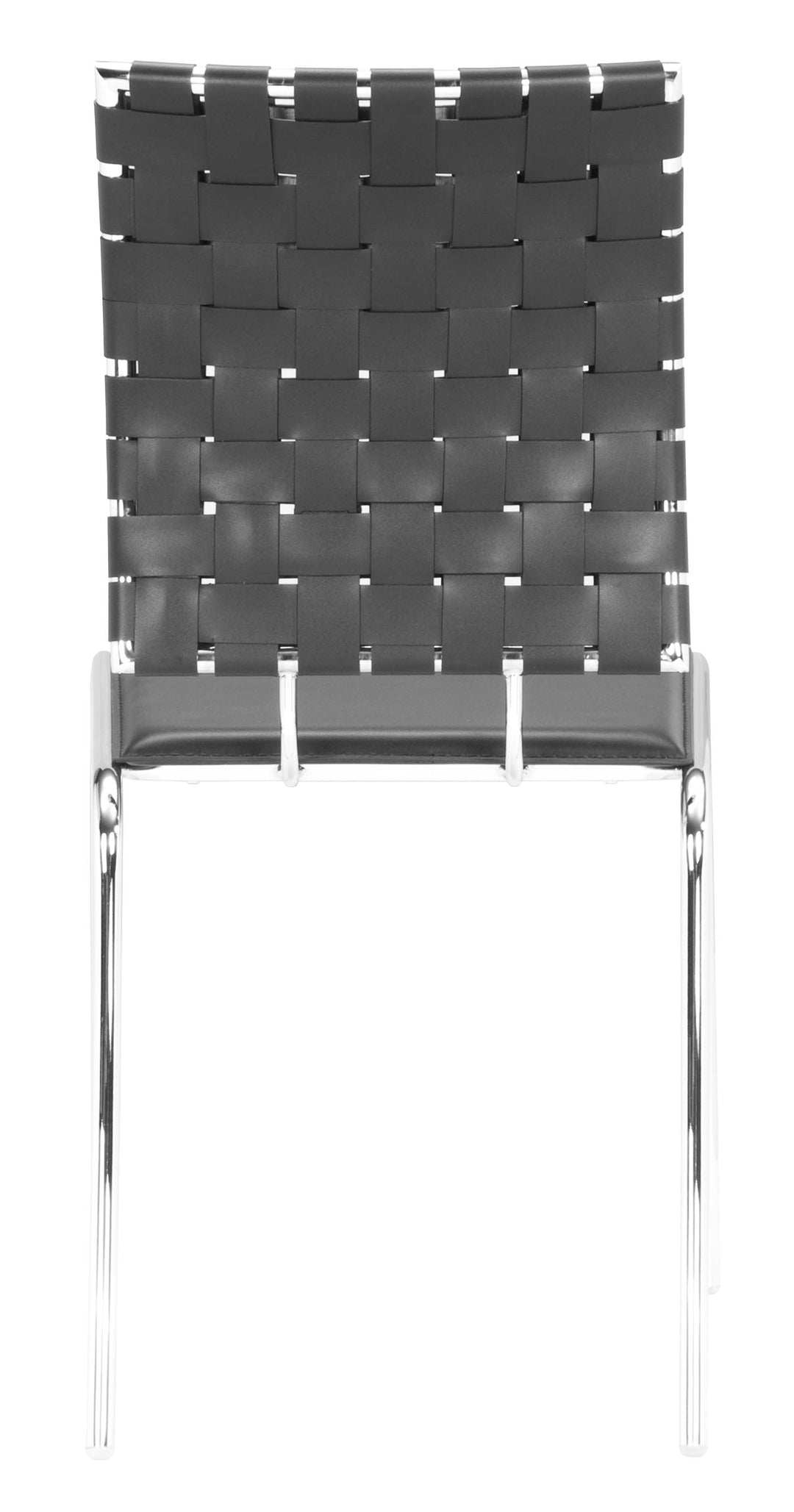 Zuo Criss Cross Dining Chair (Set of 4) Black
