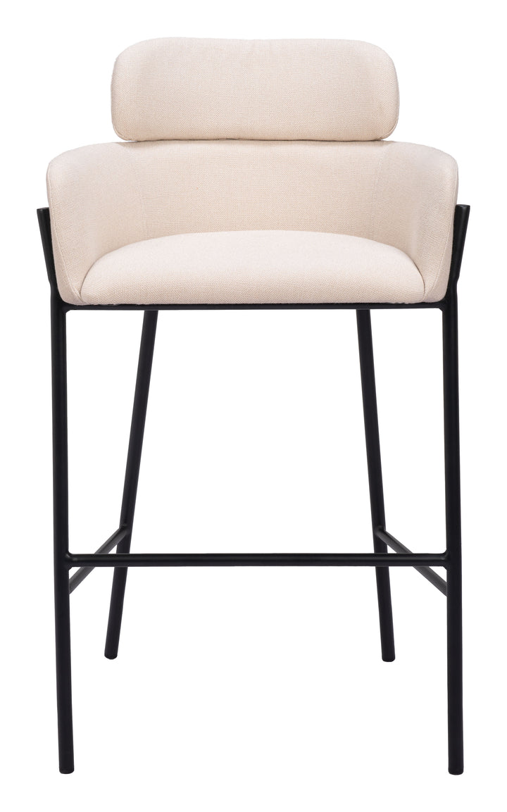 Zuo Bremor Barstool Beige