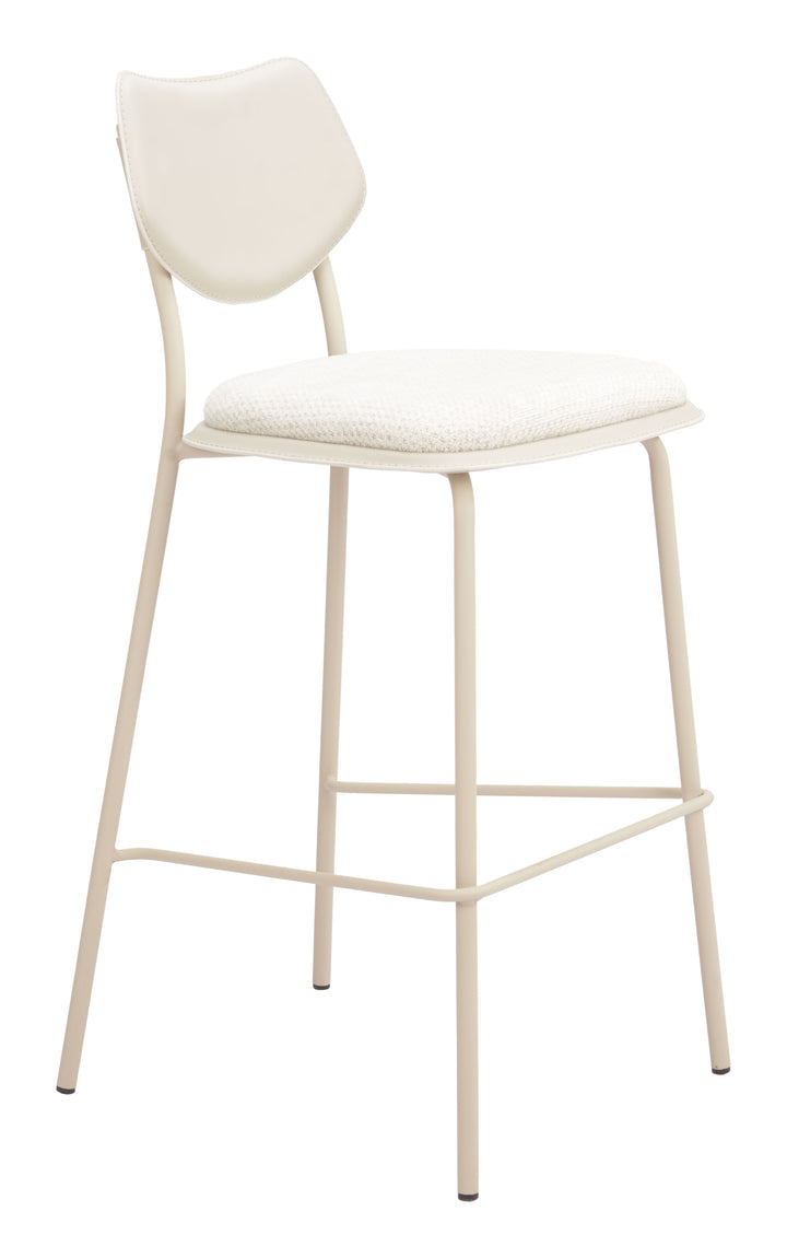 Zuo Zeal Barstool (Set of 4) Light Gray