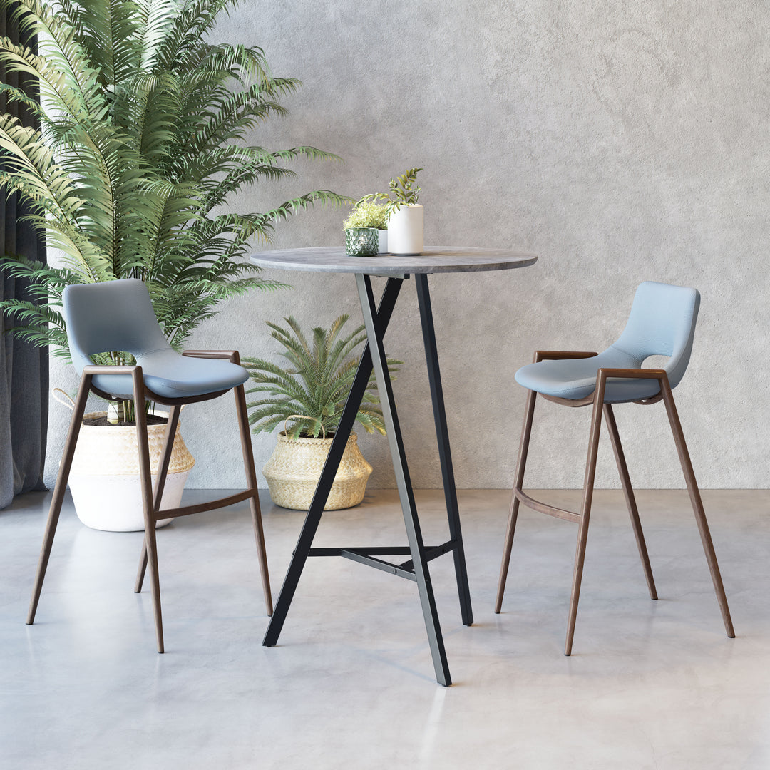 Zuo Metz Bar Table Gray