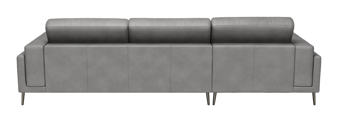 Zuo Bliss LAF Chaise Sectional Gray