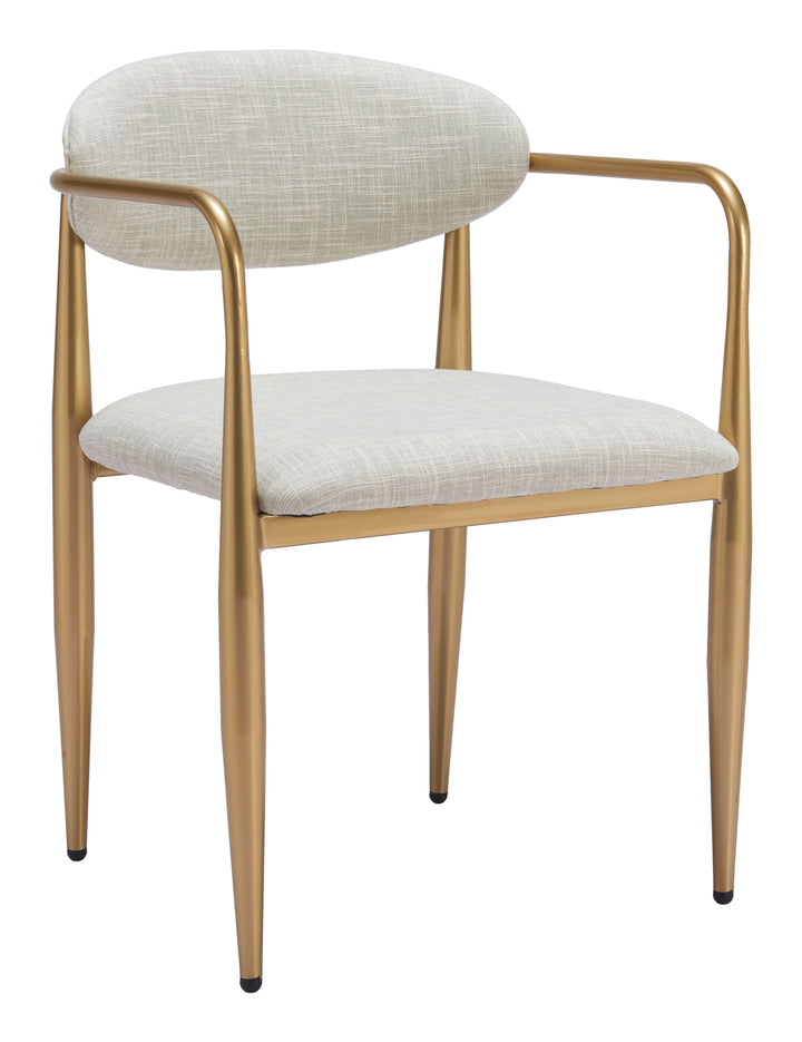 Zuo Zens Dining Chair (Set of 2) Quill Gray