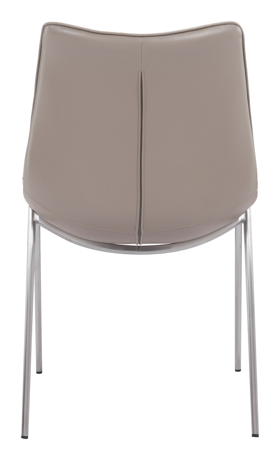Zuo Magnus Dining Chair (Set of 2) Brown & Silver