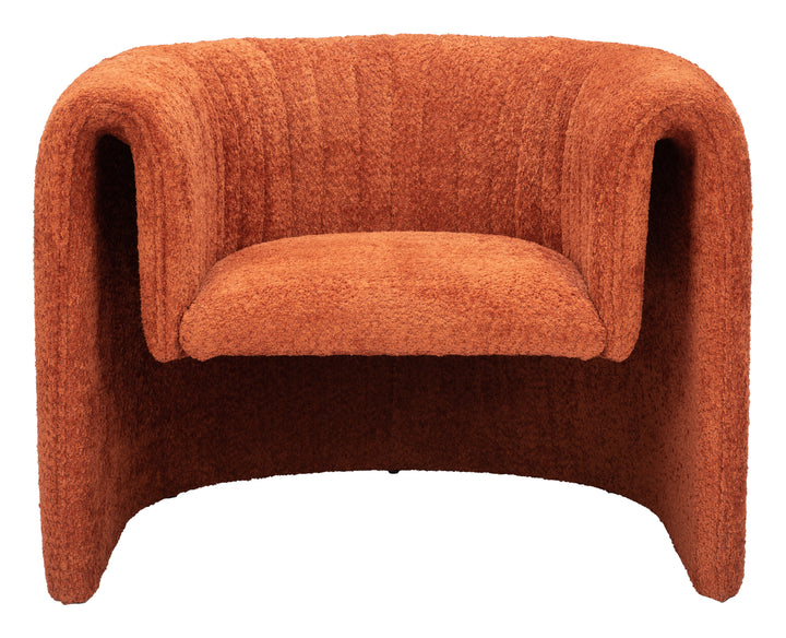 Zuo Viana Accent Chair Burnt Orange