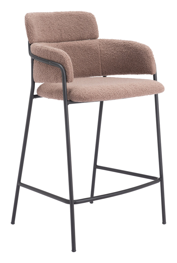 Zuo Marcel Counter Stool (Set of 2) Brown