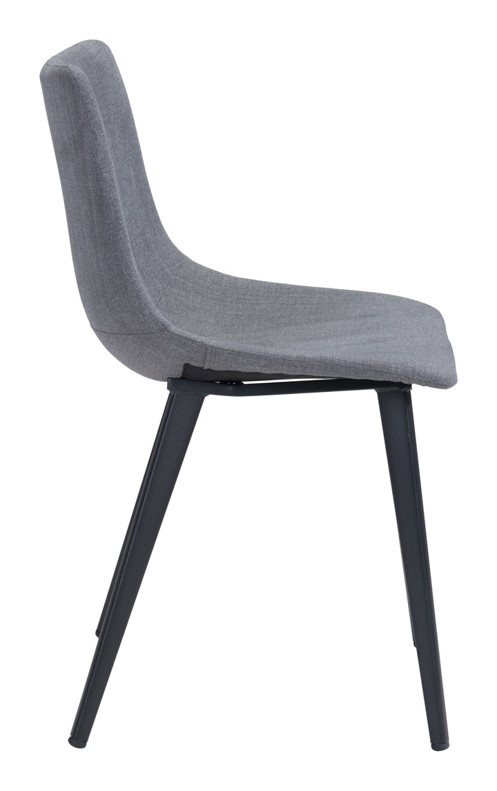 Zuo Daniel Dining Chair (Set of 2) Gray