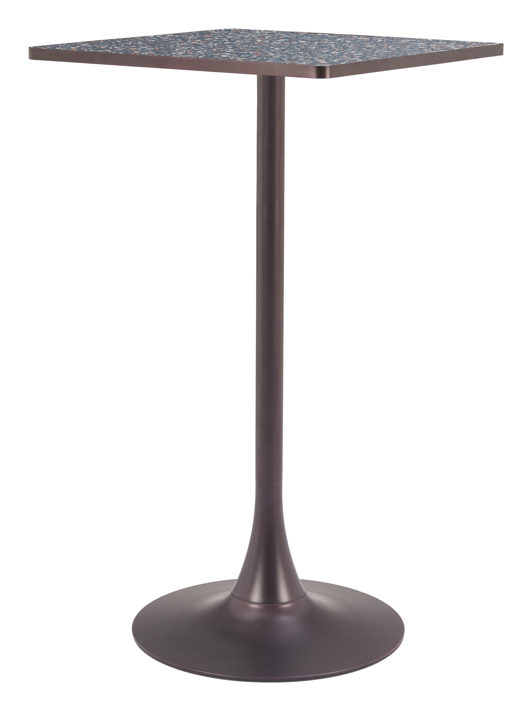 Zuo Spot Bar Table Black & Bronze