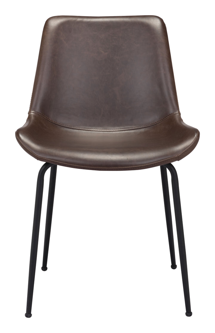 Zuo Byron Dining Chair (Set of 2) Brown