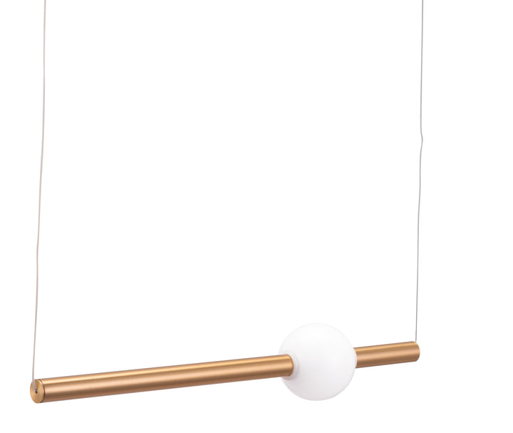 Zuo Adeo Ceiling Lamp Brass