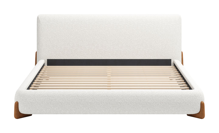 Zuo Baris King Bed Ivory
