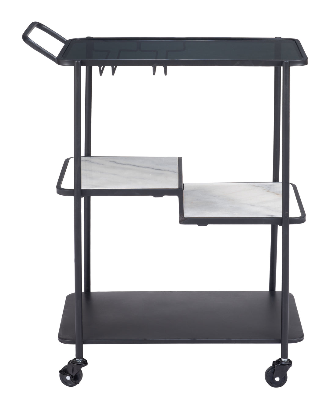 Zuo Constanza Bar Cart Black