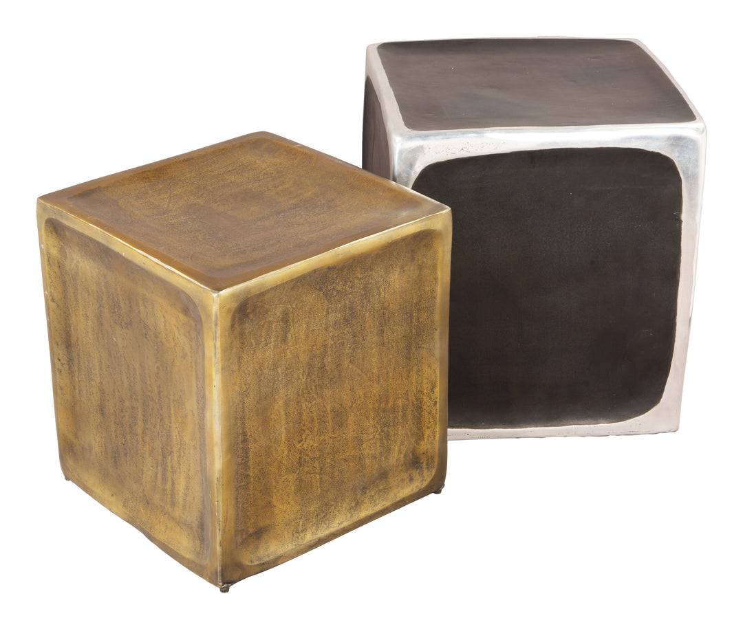 Zuo Brics Side Table Set (2-Piece) Multicolor