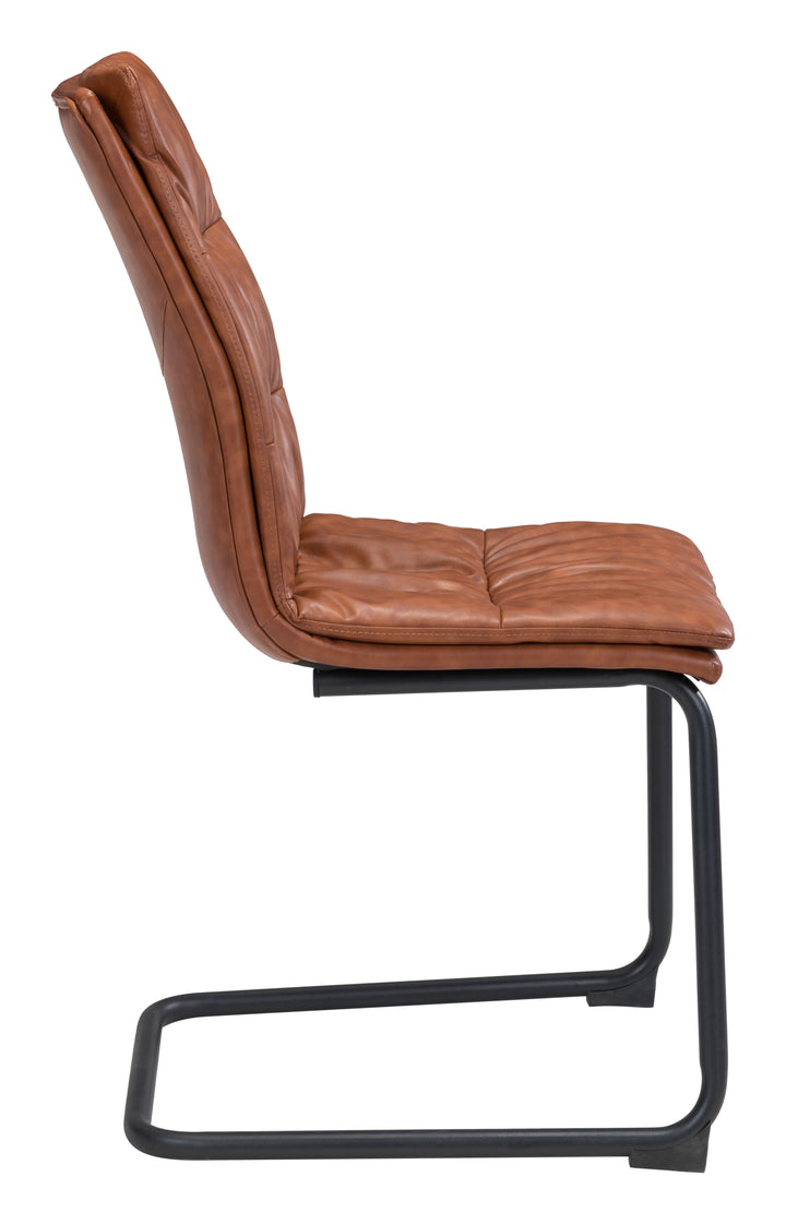 Zuo Sharon Dining Chair (Set of 2) Vintage Brown