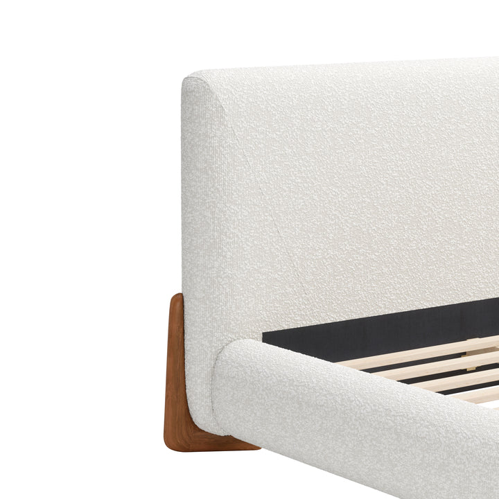Zuo Baris Queen Bed Ivory
