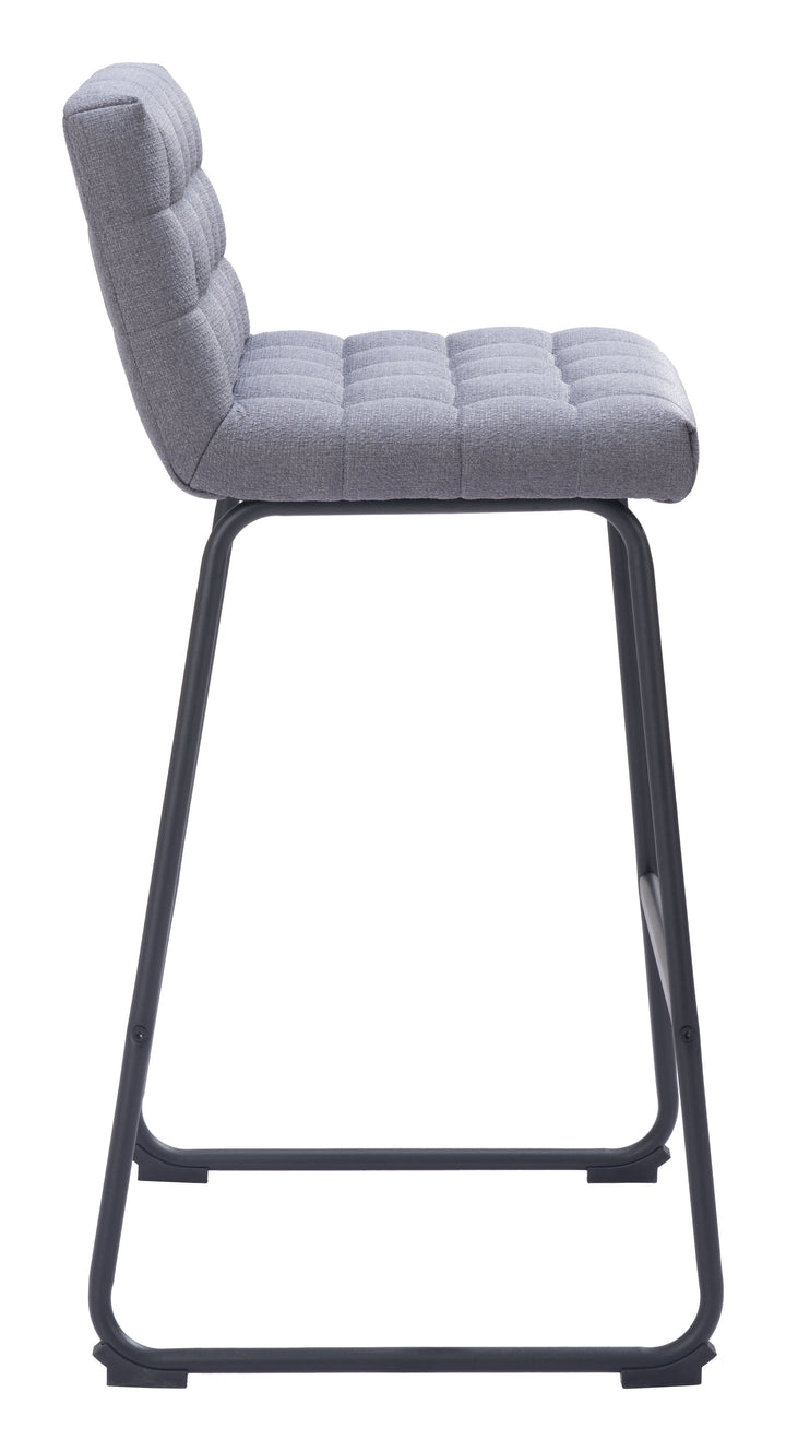 Zuo Pago Barstool (Set of 2) Gray