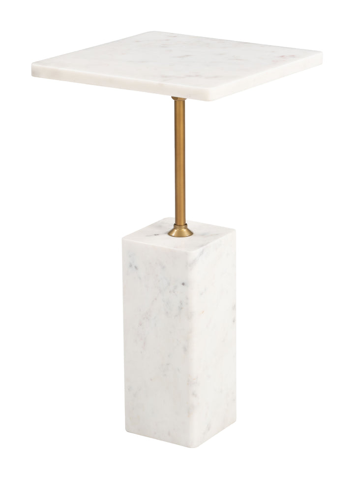 Zuo Naht Side Table White