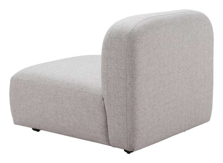 Zuo Biak Middle Chair Gray
