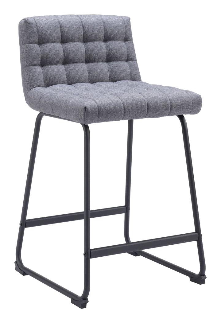 Zuo Pago Counter Stool (Set of 2) Gray