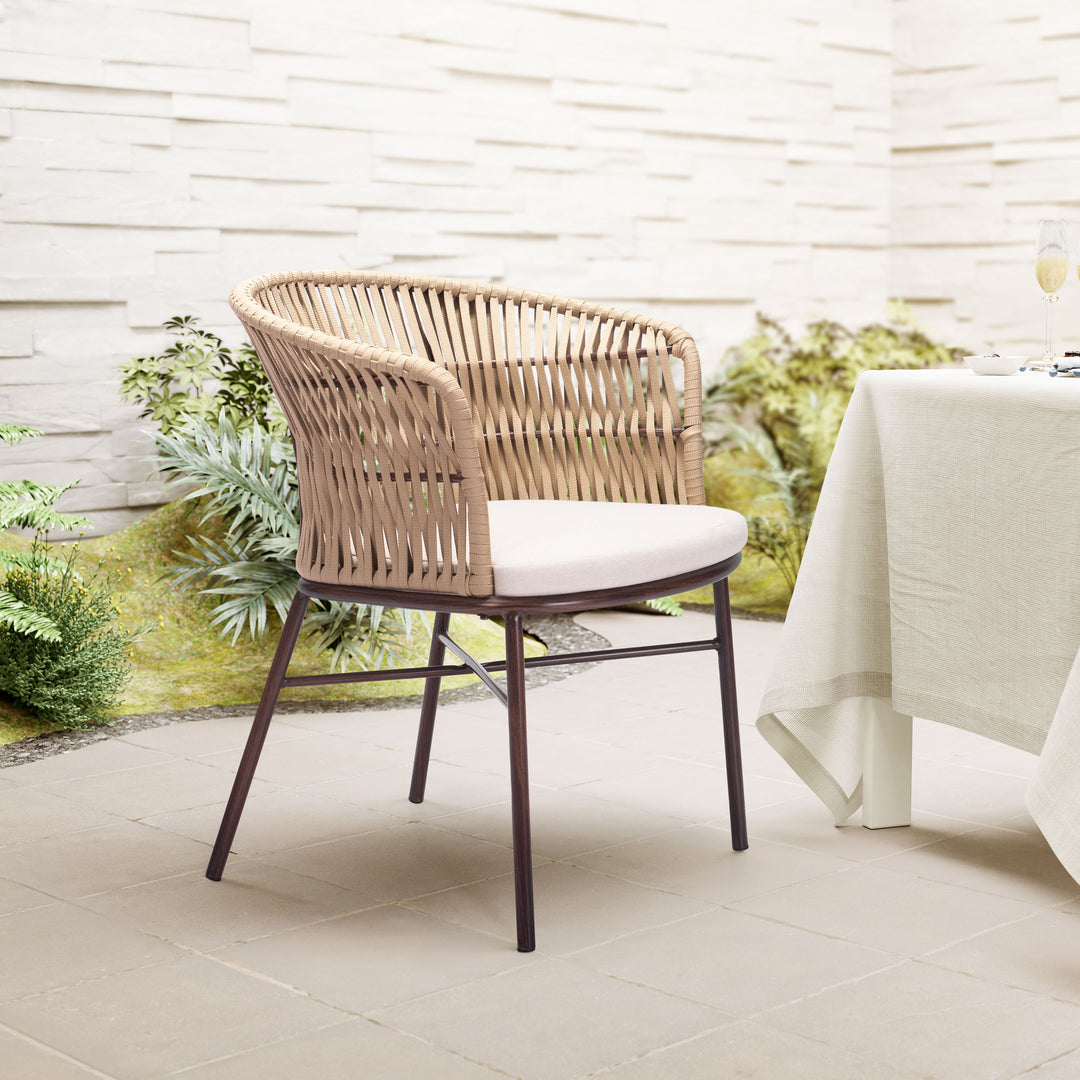 Zuo Freycinet Dining Chair (Set of 2) Natural