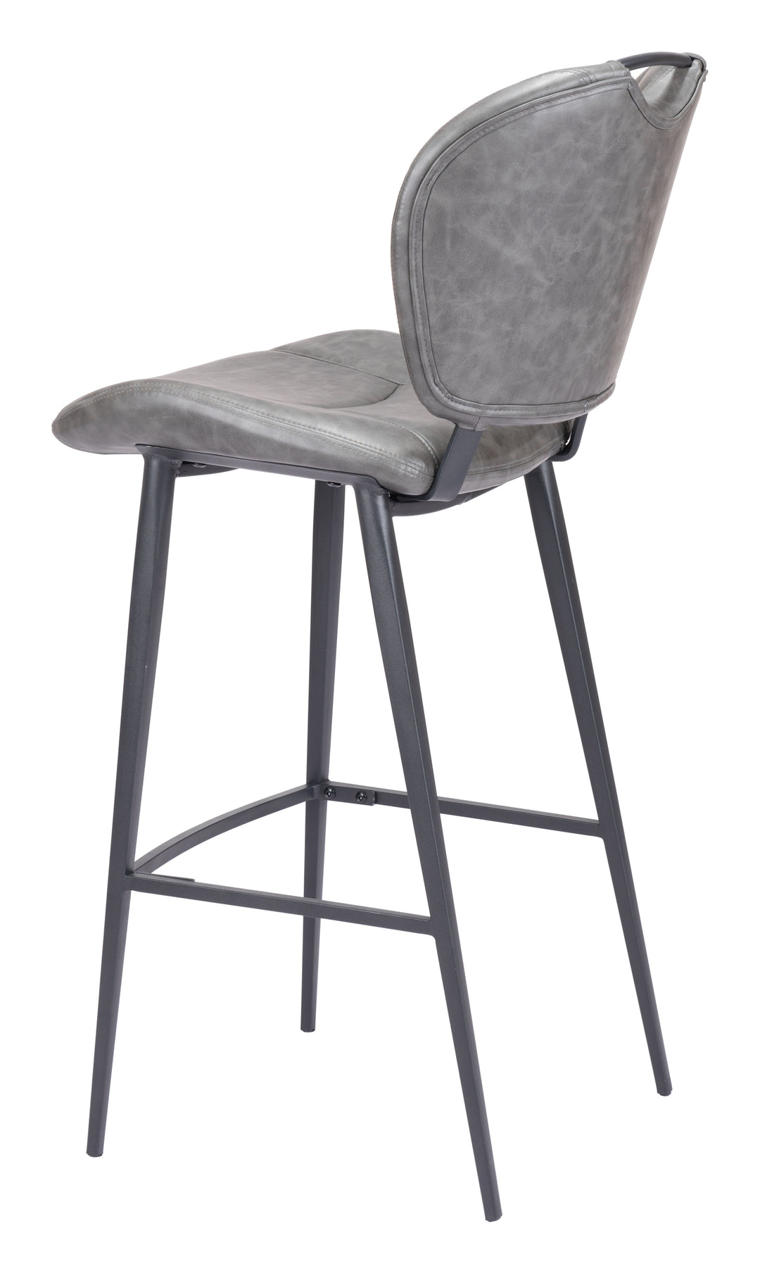 Zuo Terrence Barstool Vintage Gray