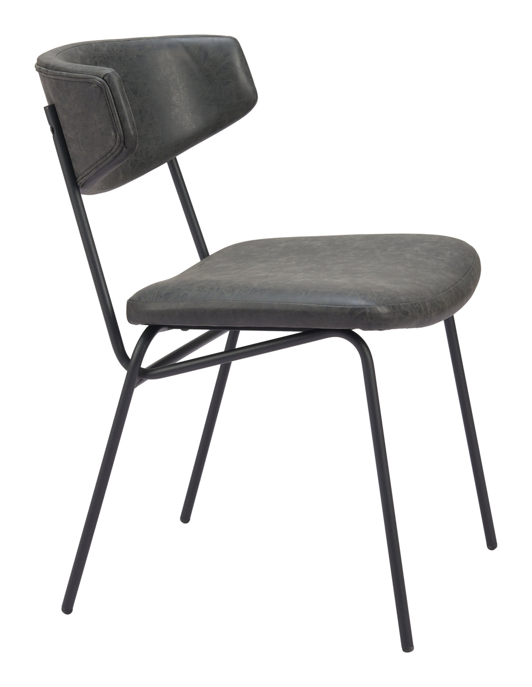 Zuo Charon Dining Chair (Set of 2) Vintage Black