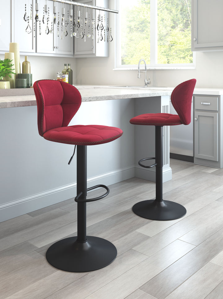 Zuo Salem Barstool Red