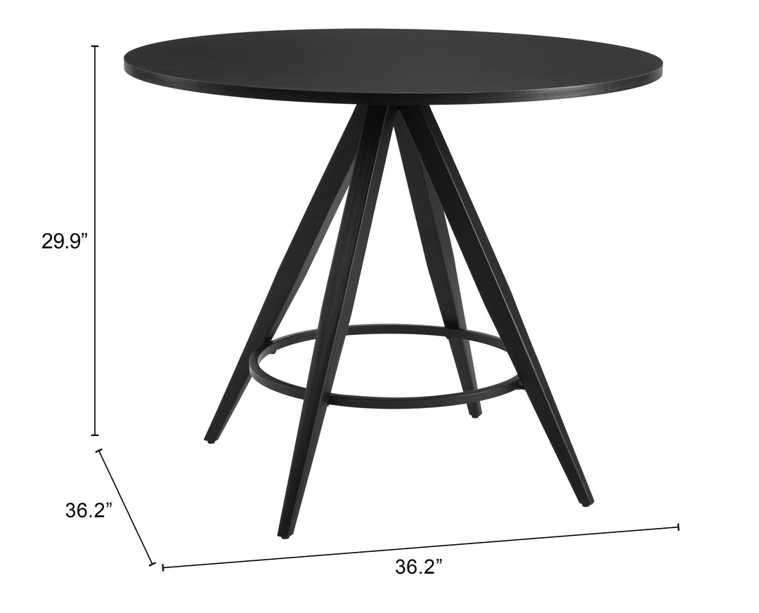 Zuo Dinos Dining Table Black