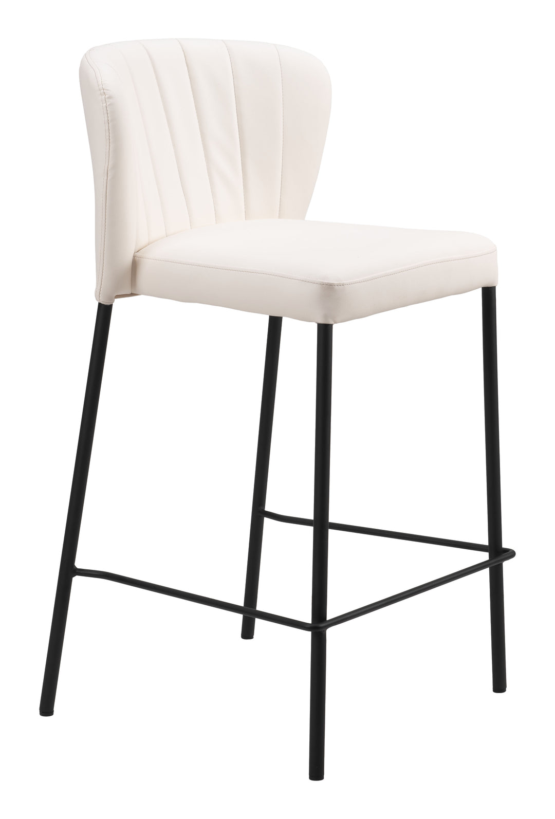 Zuo Linz Counter Stool (Set of 2) Cream