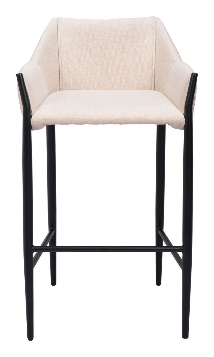 Zuo Andover Barstool Beige