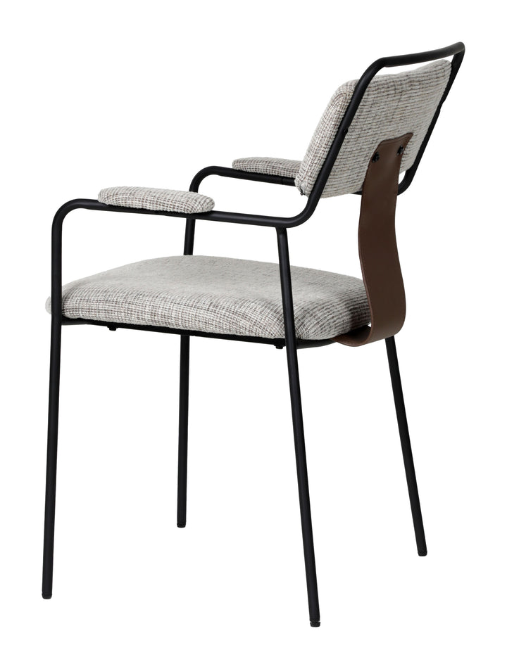 Zuo Couva Dining Chair (Set of 2) Gray Tweed