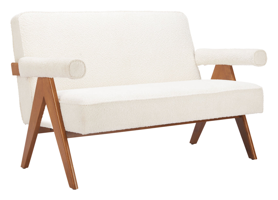 Zuo Encanto Loveseat Ivory