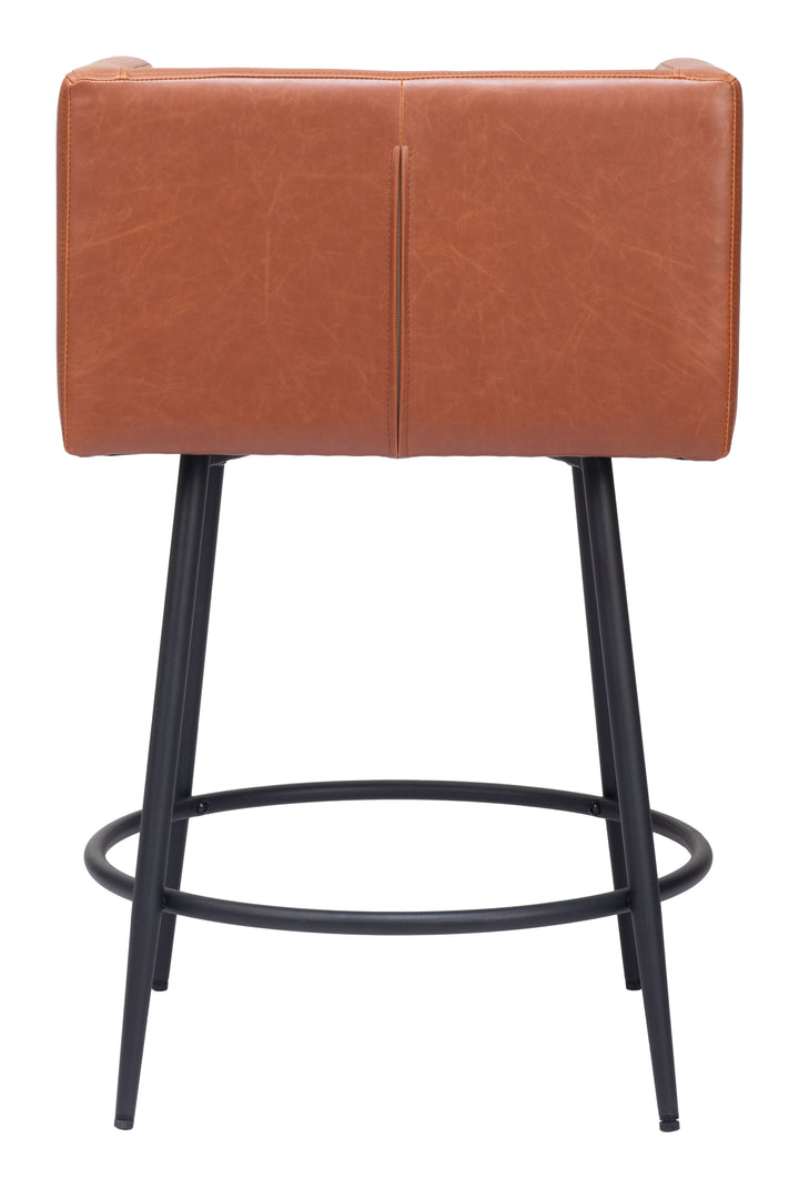 Zuo Horbat Counter Stool (Set of 2) Brown