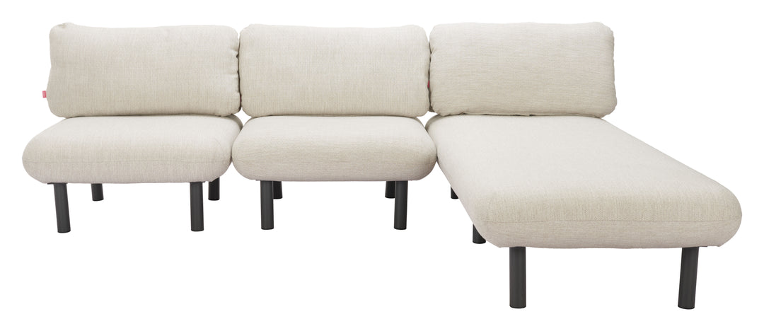 Zuo Aperto Accent Chair Beige