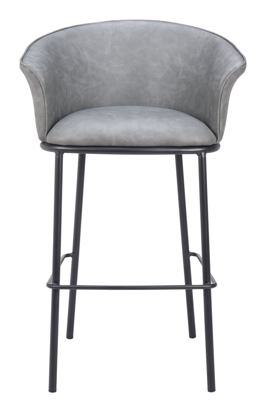 Zuo Garston Barstool Gray