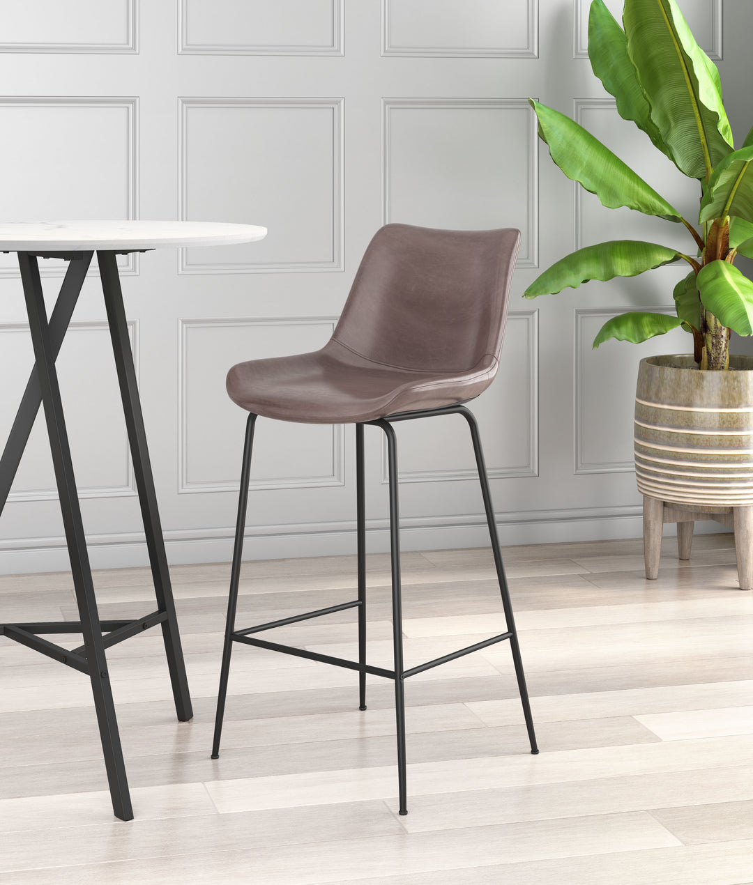 Zuo Byron Barstool Brown