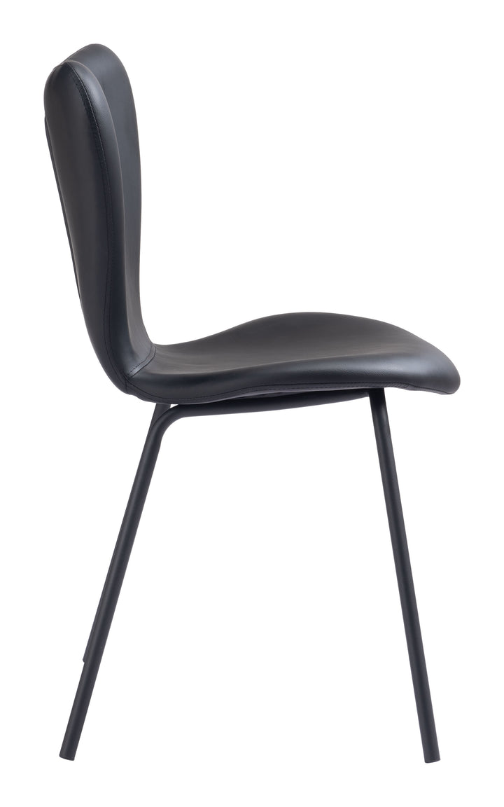 Zuo Torlo Dining Chair (Set of 2) Black