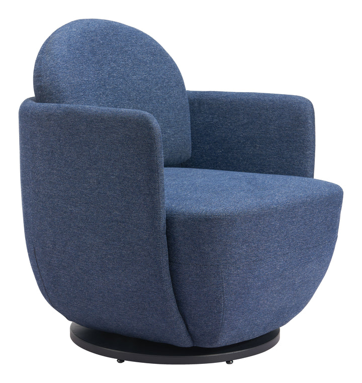 Zuo Bant Swivel Chair Blue