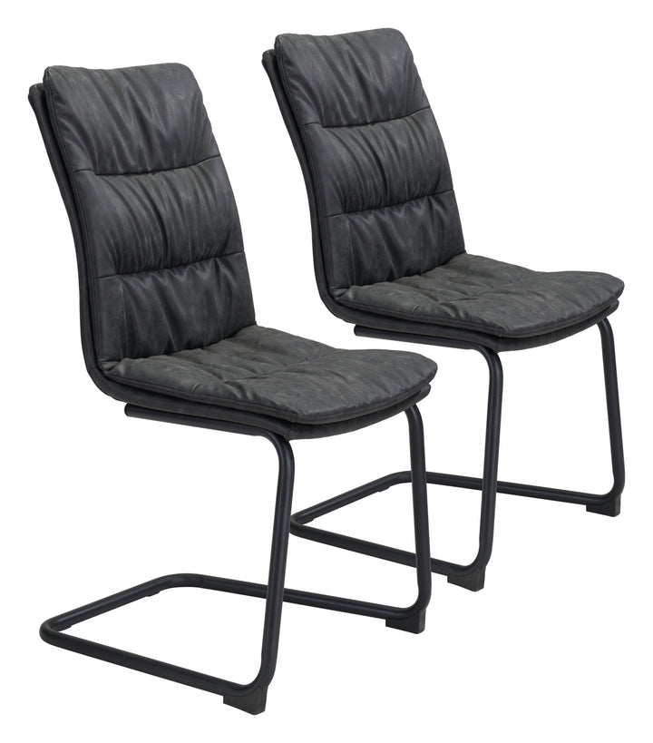 Zuo Sharon Dining Chair (Set of 2) Vintage Black