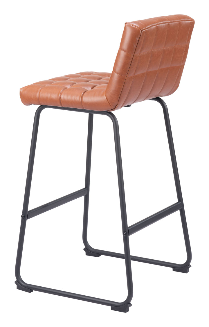Zuo Pago Barstool (Set of 2) Brown