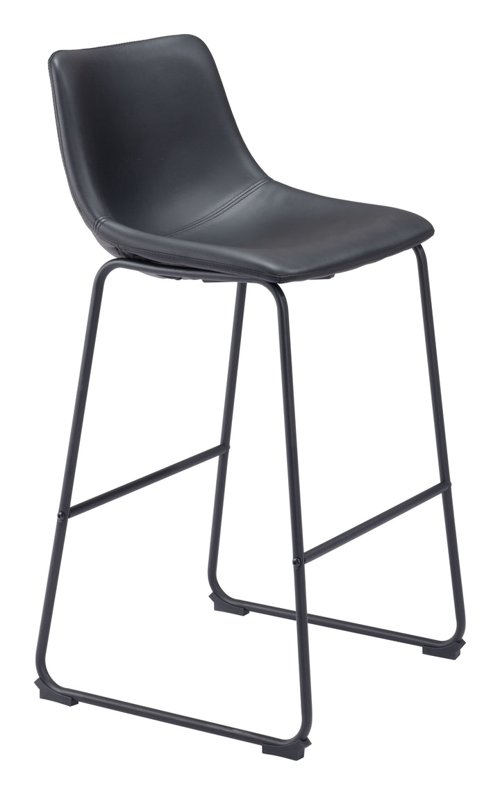 Zuo Smart Barstool (Set of 2) Black