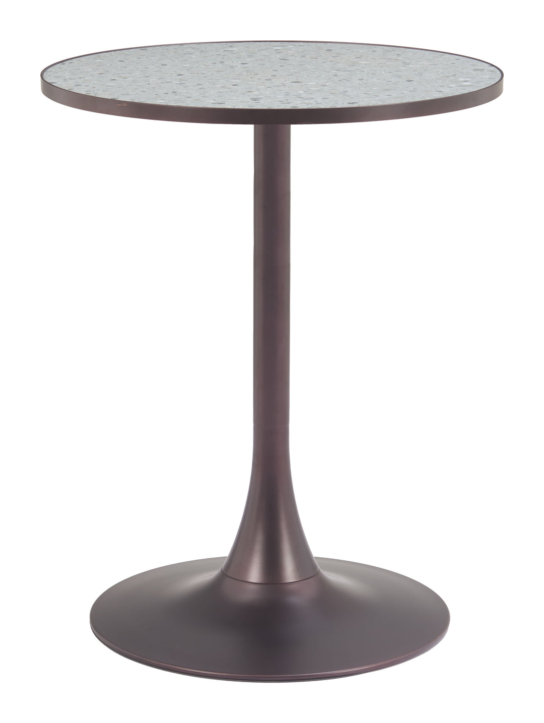 Zuo Bite Bistro Table Gray & Bronze