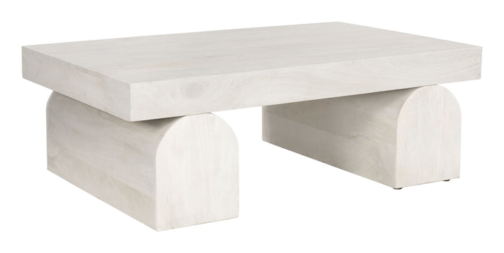Zuo Kiel Coffee Table Whitewashed