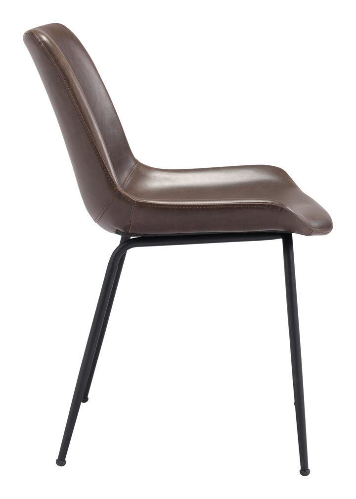 Zuo Byron Dining Chair (Set of 2) Brown