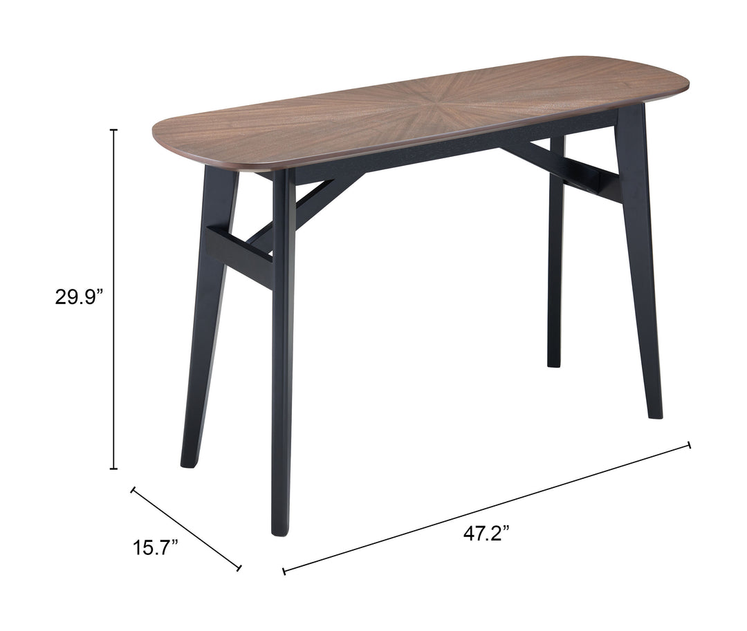 Zuo Neted Console Table Espresso