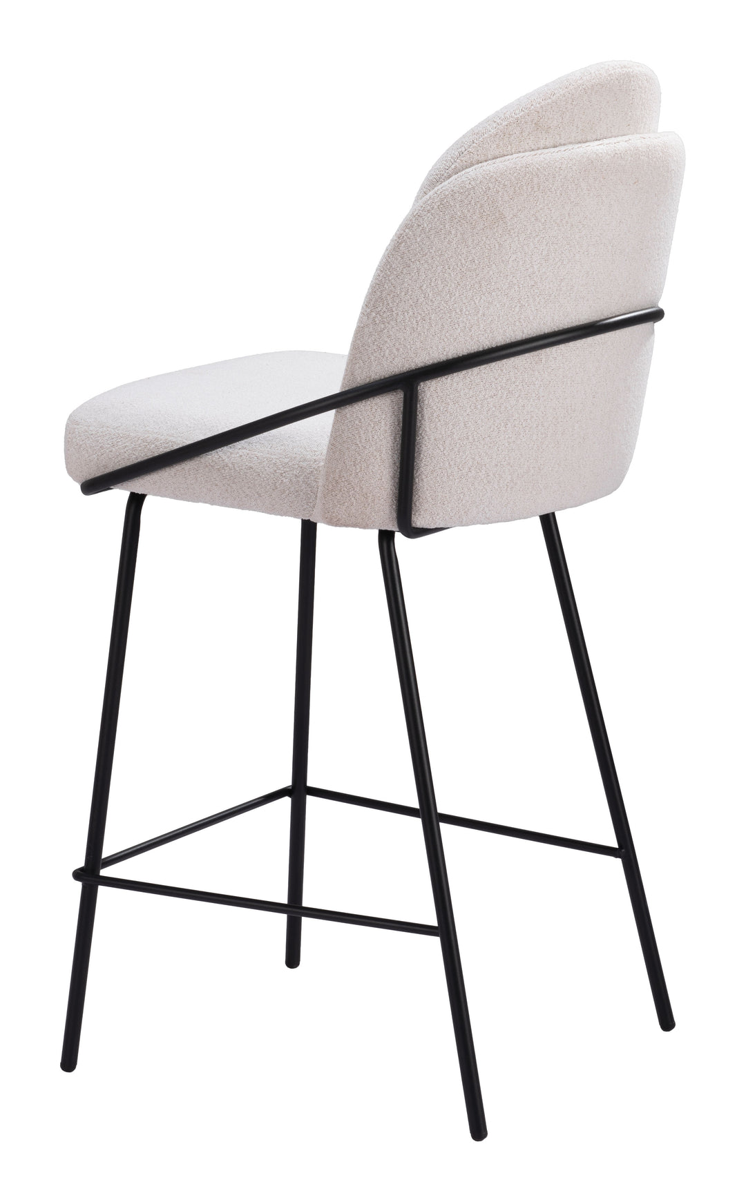 Zuo Jambi Counter Stool (Set of 2) Ivory