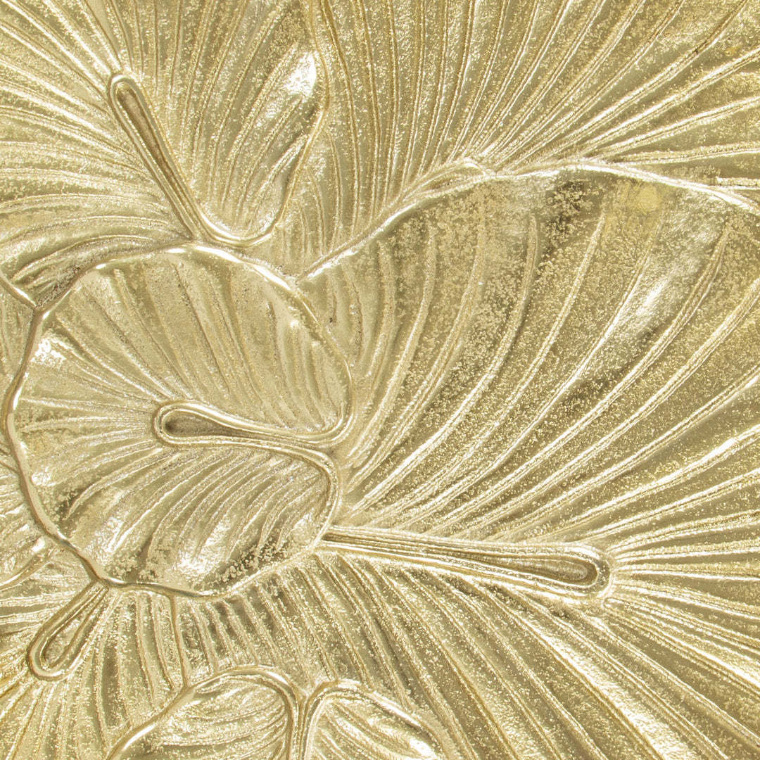 Zuo Lotus Side Table Gold