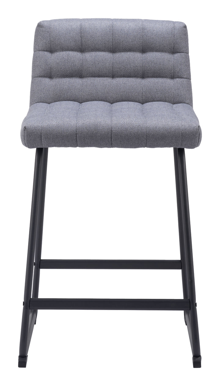 Zuo Pago Counter Stool (Set of 2) Gray